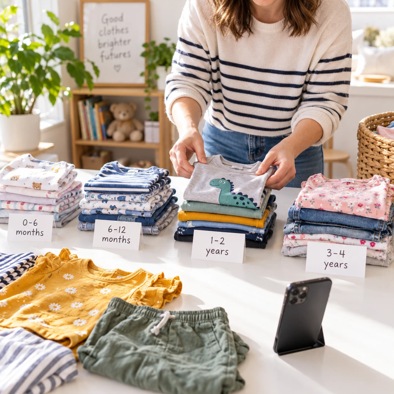 Comment vendre les vêtements dont vos enfants ne se servent plus